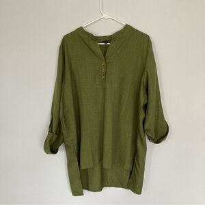 Zoey & Leelo Green Tunic | XL
